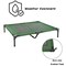 Pet Adobe Elevated Portable Pet Bed Cot-Style 36 inx29.75 inx7 in for Dogs and Small Pets, Indoor/Outdoor 807180YSG - alternate 2